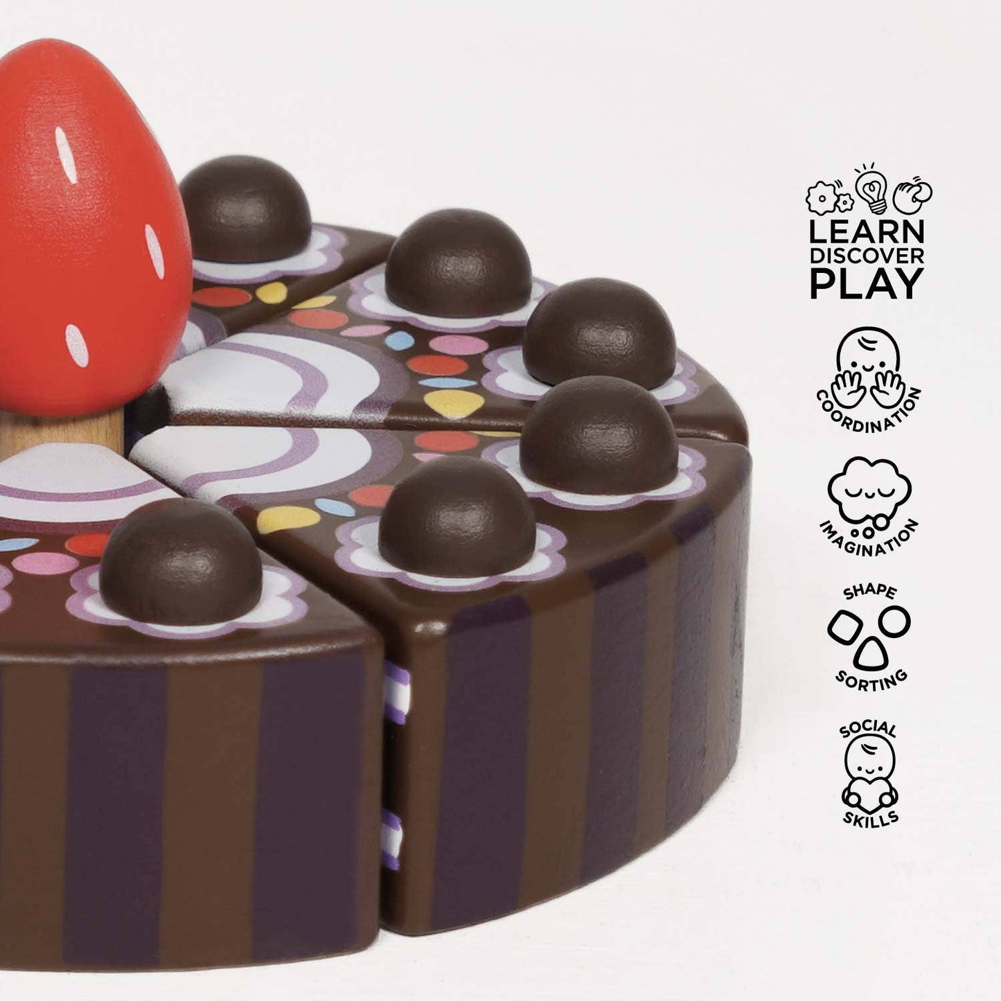 Chocolate Gateau Sliceable Cake