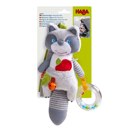 Willie Raccoon Dangling Soft Figure