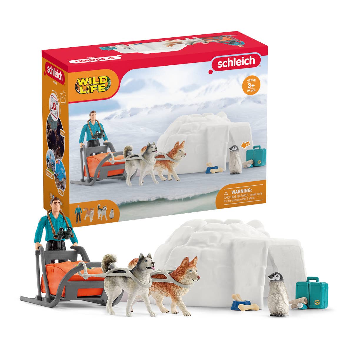 Antarctic Expedition Arctic Wild Animals Playset