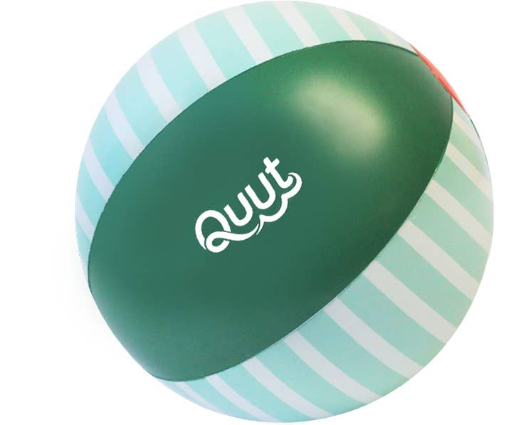Quut Beach Ball - 12 inch - Garden Green