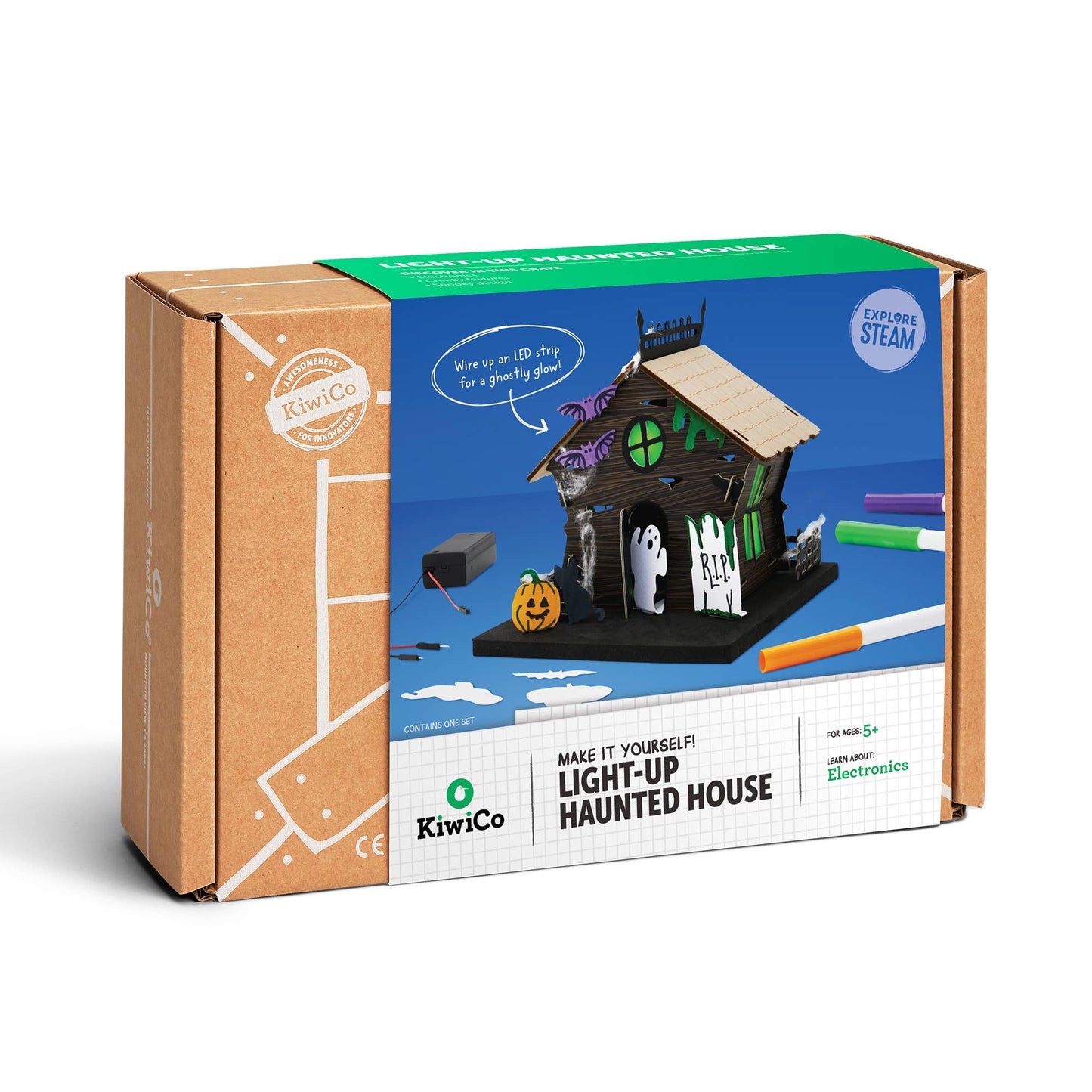 Halloween Light Up Haunted House Science Kit for Kids