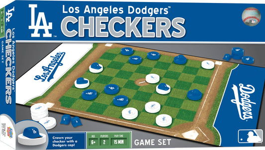 Los Angeles Dodgers Checkers Board Game