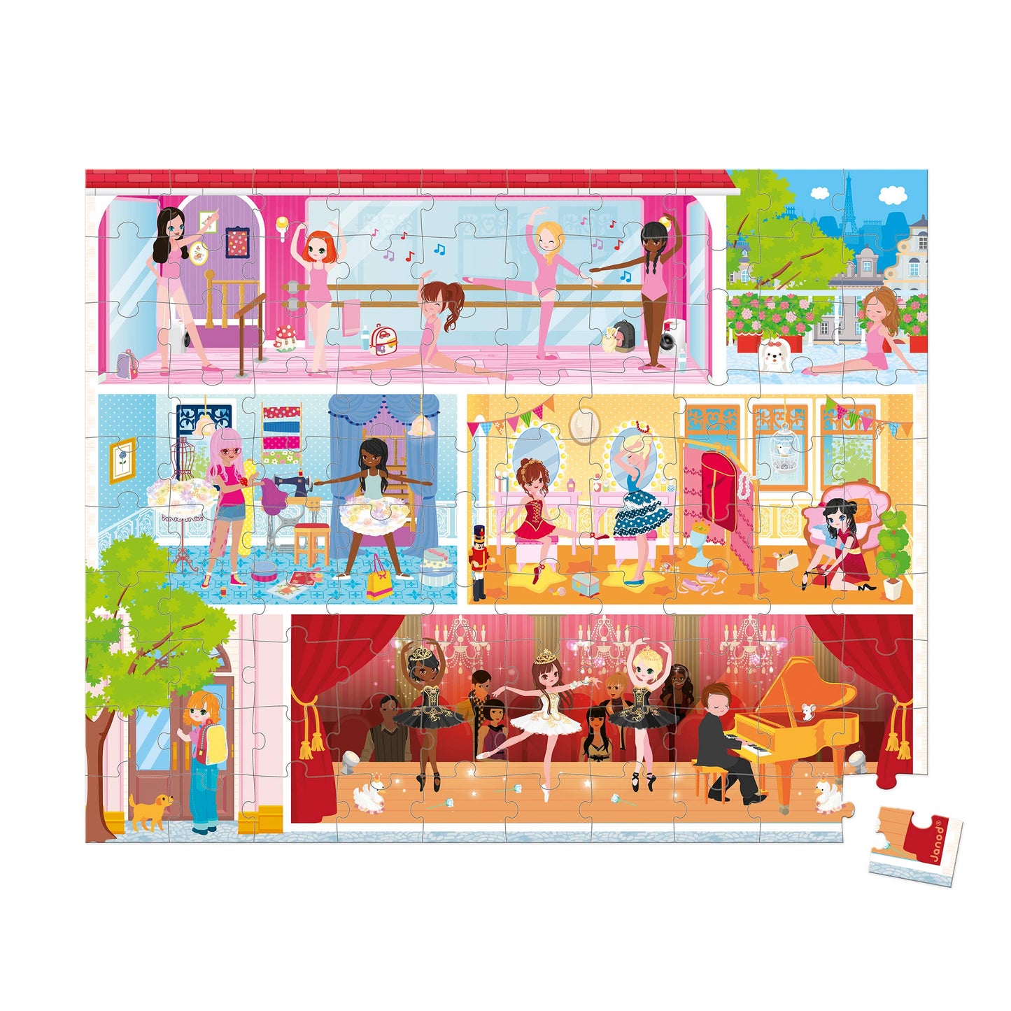 Suitcase Puzzle - Dance Academy - 100 Pieces
