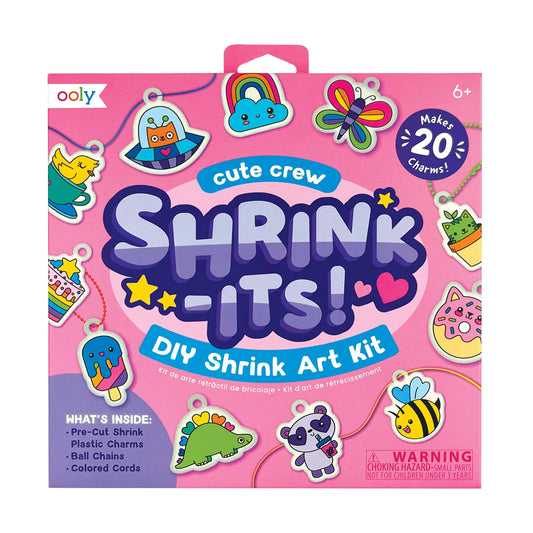 Shrink-Its! DIY Shrink Art Kit - Cute Crew (28 PC Set)