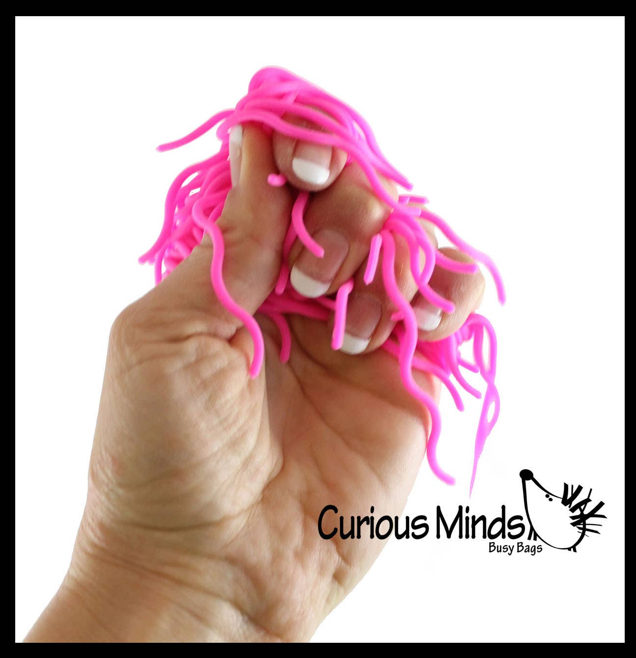 NeeDoh 5 Ramen Stretchy Noodle Strings Fidget Toy - 13" Lo