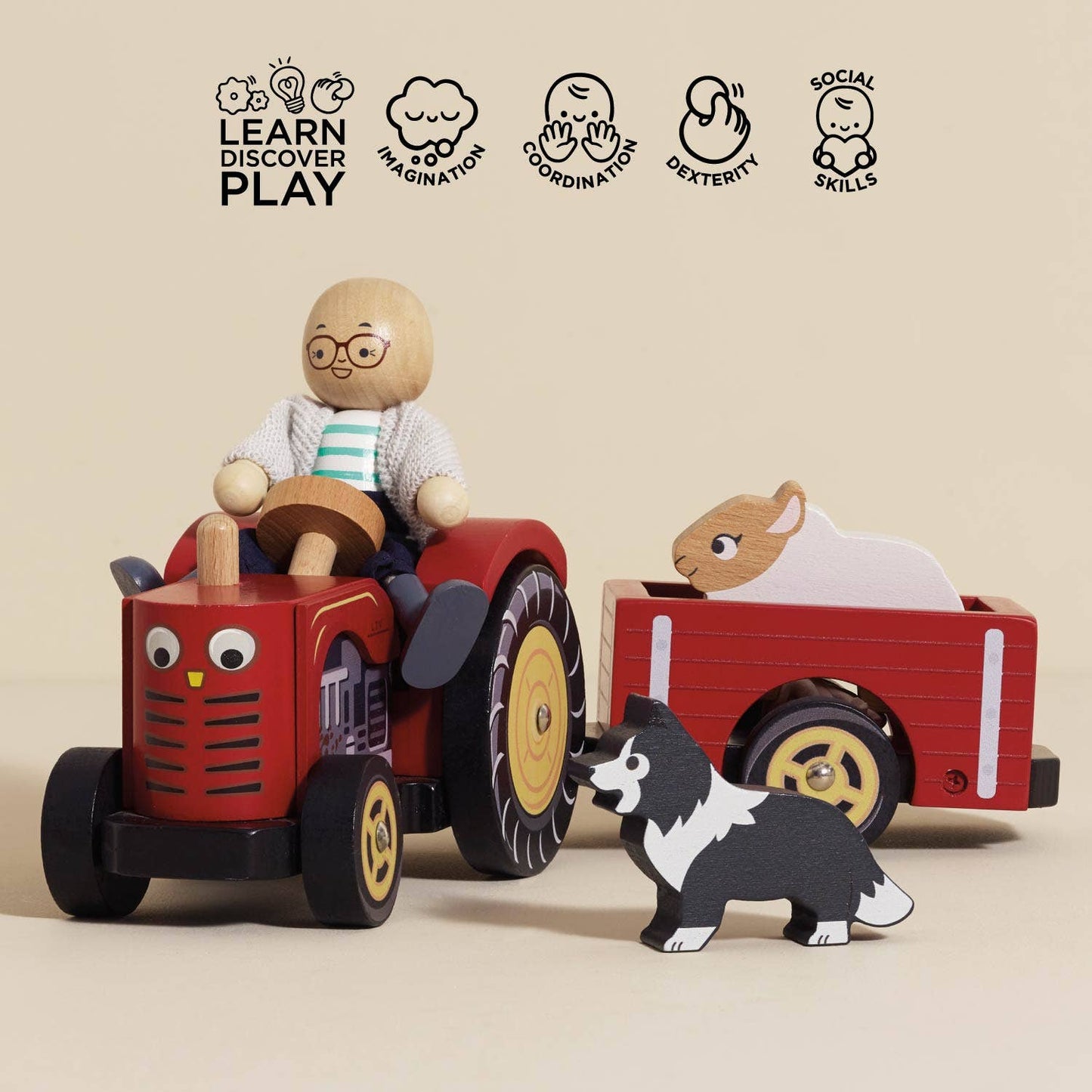 Farmyard Tractor & Trailer