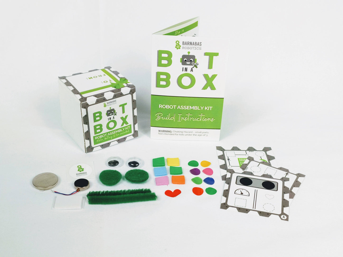 Bot In A Box Craft Robot | Stocking Stuffer | Party Favor: 4-Pack / Classic Edition
