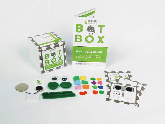 Bot In A Box Craft Robot | Stocking Stuffer | Party Favor: 4-Pack / Classic Edition