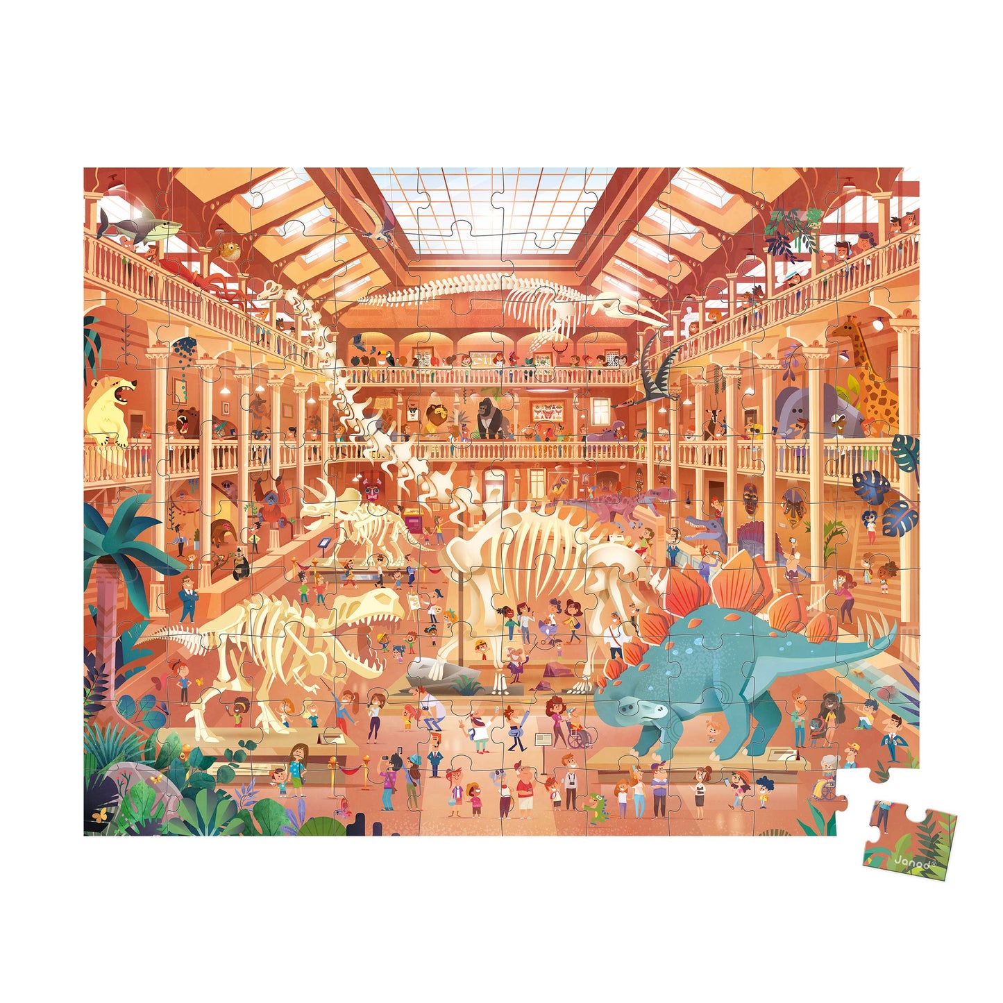 Suitcase Puzzle - Natural History Museum - 100 Pieces