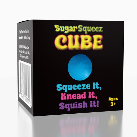 SugarSqueez Cube Large Size Squishy Fidget Stress Ball