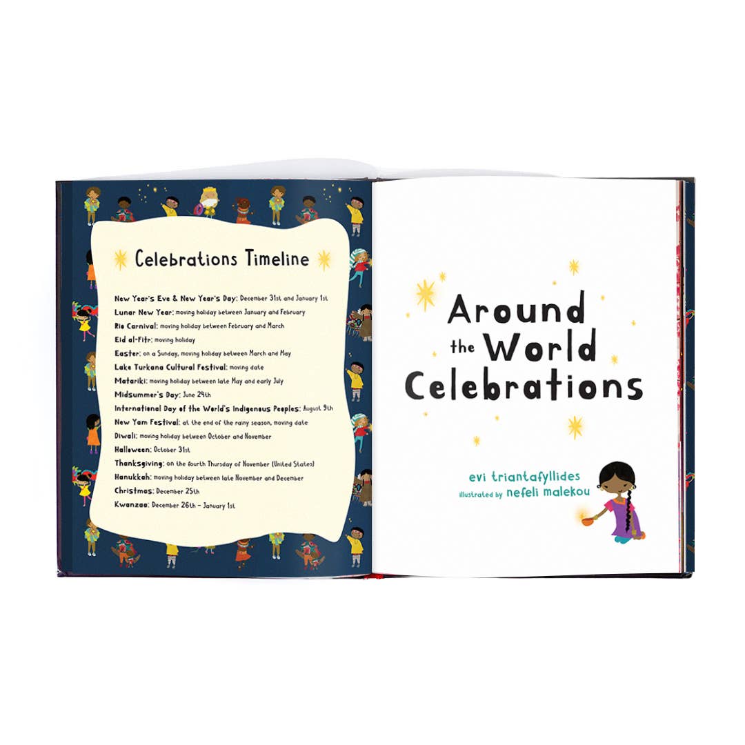 Around the World Celebrations, Back to School Kids Book