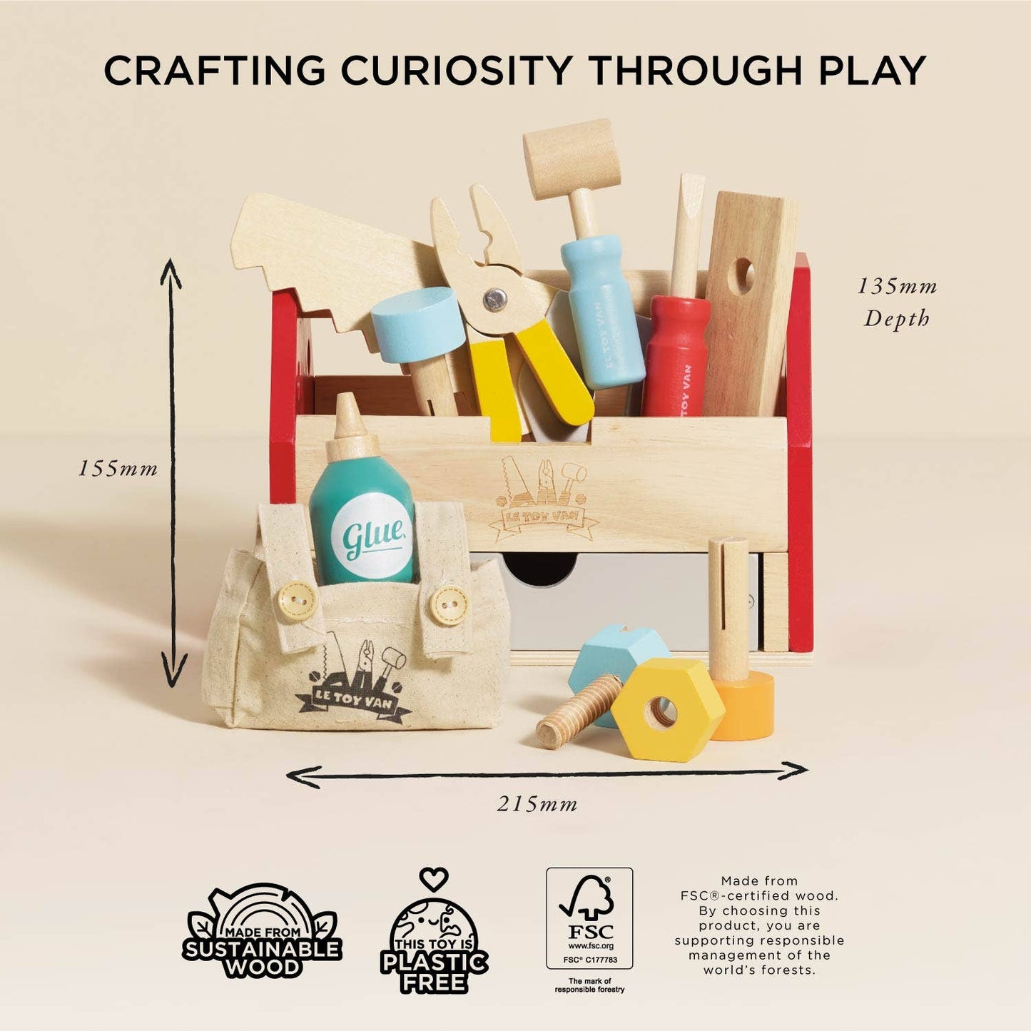 Tool Box & Wooden Tools