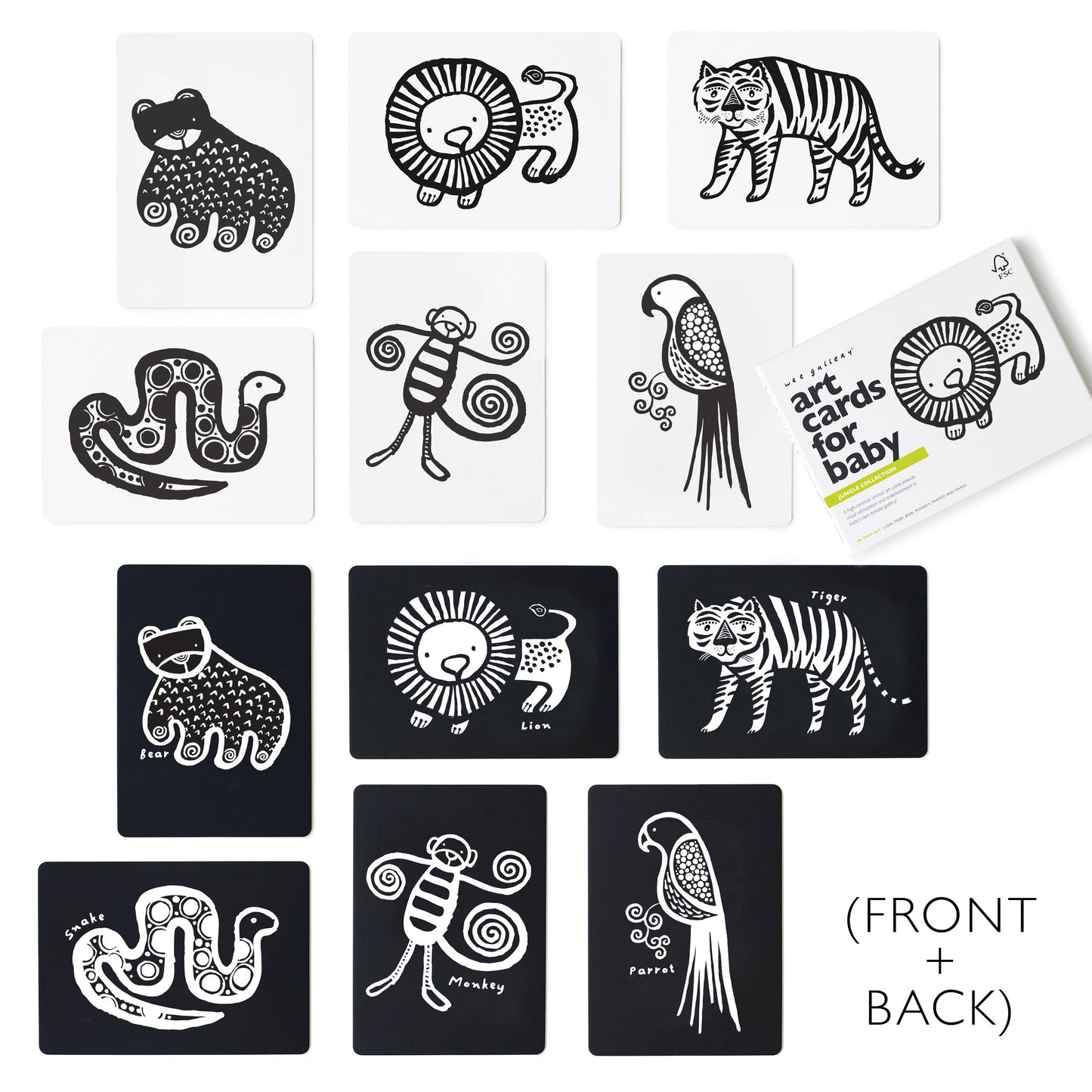 Art Cards for Baby - Jungle