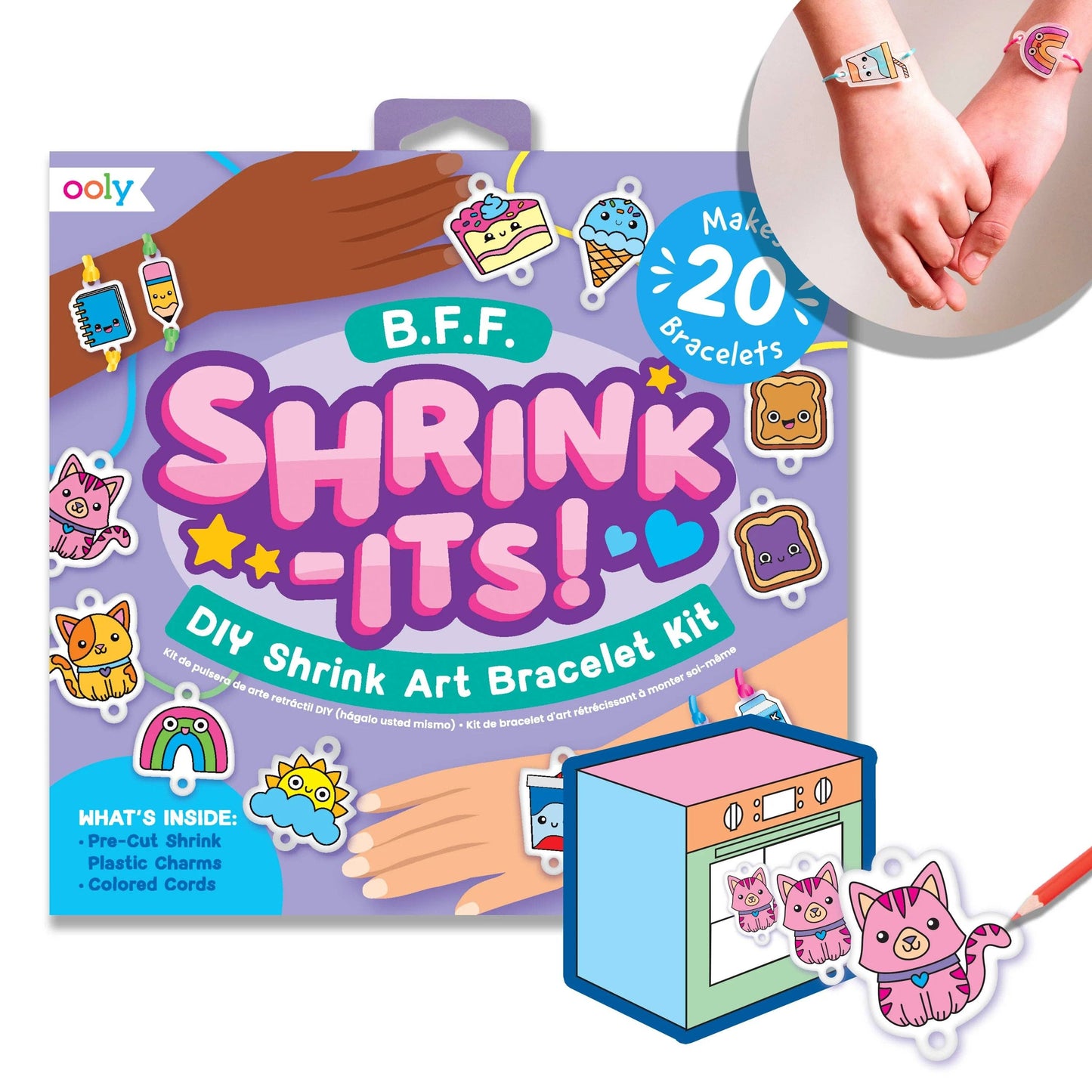 Shrink-Its! DIY Shrink Art Bracelet Kit - BFF