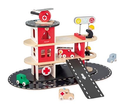 Bolid | Fire Station | 5 Vehicles Included | Imagination