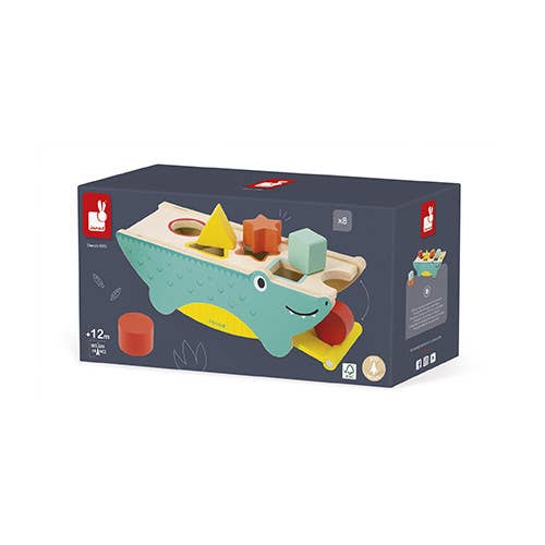 Tropik | Crocodile Shape Sorter | Hand-eye coordination