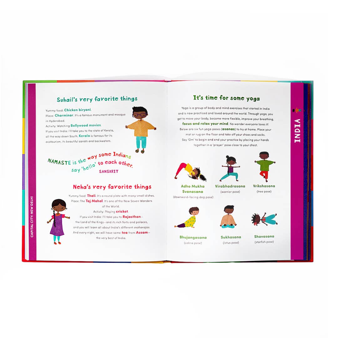 The Book of Cultures with Stickers, Perfect for Book Nooks!