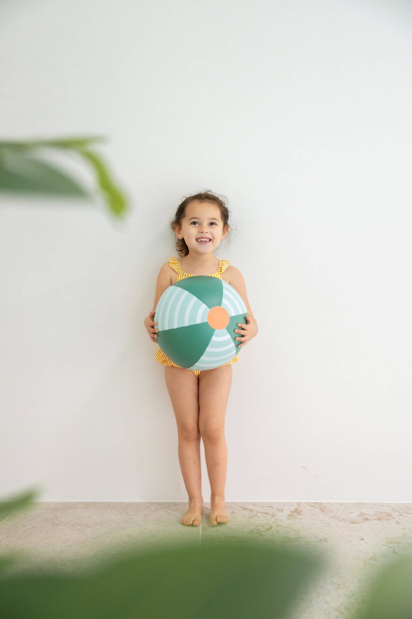 Quut Beach Ball - 12 inch - Garden Green