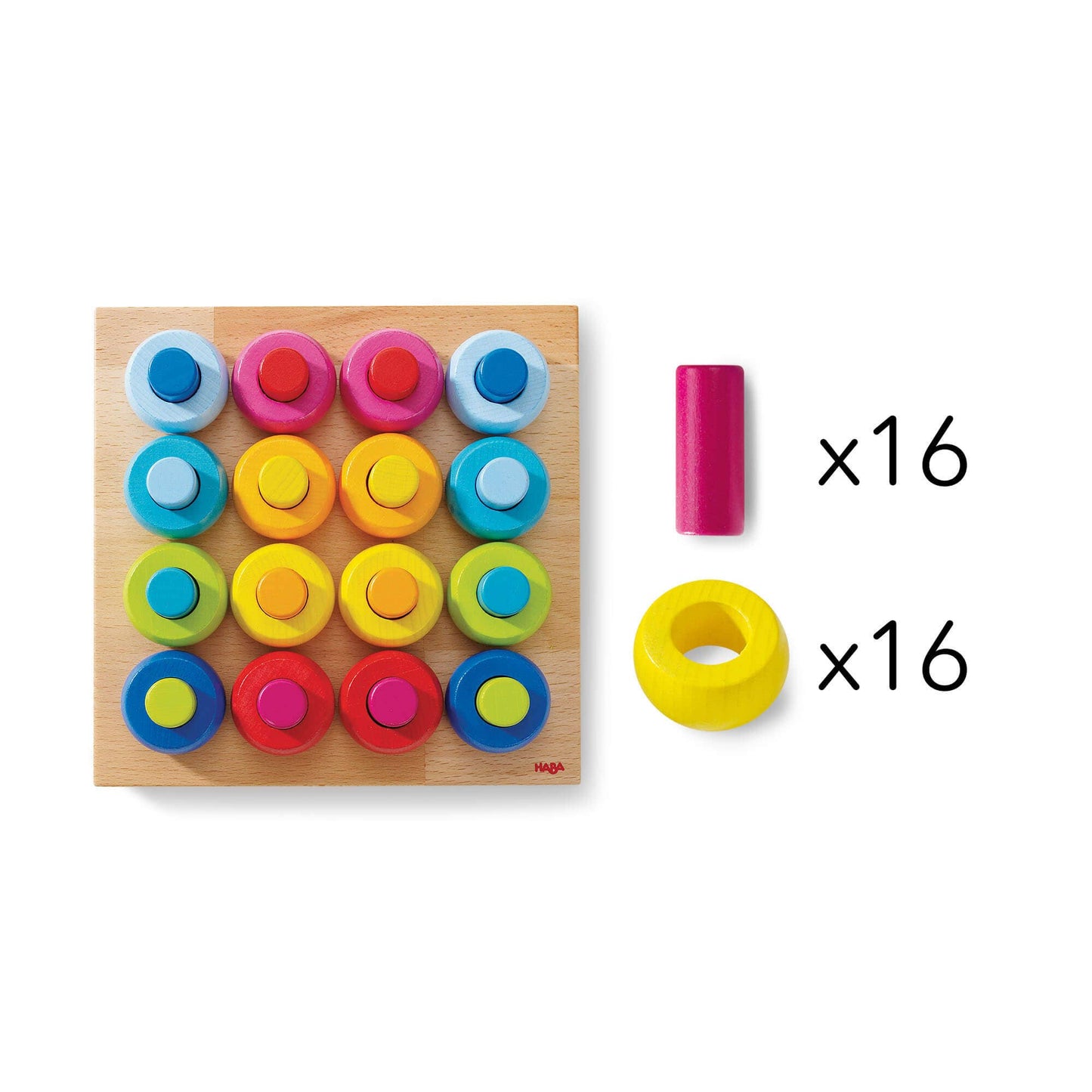 Rainbow Whirls Pegging Game