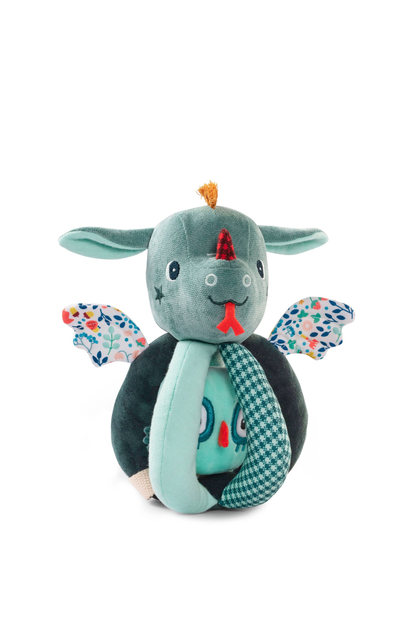 Joe the Dragon | Plush Activity Rattle with Handles