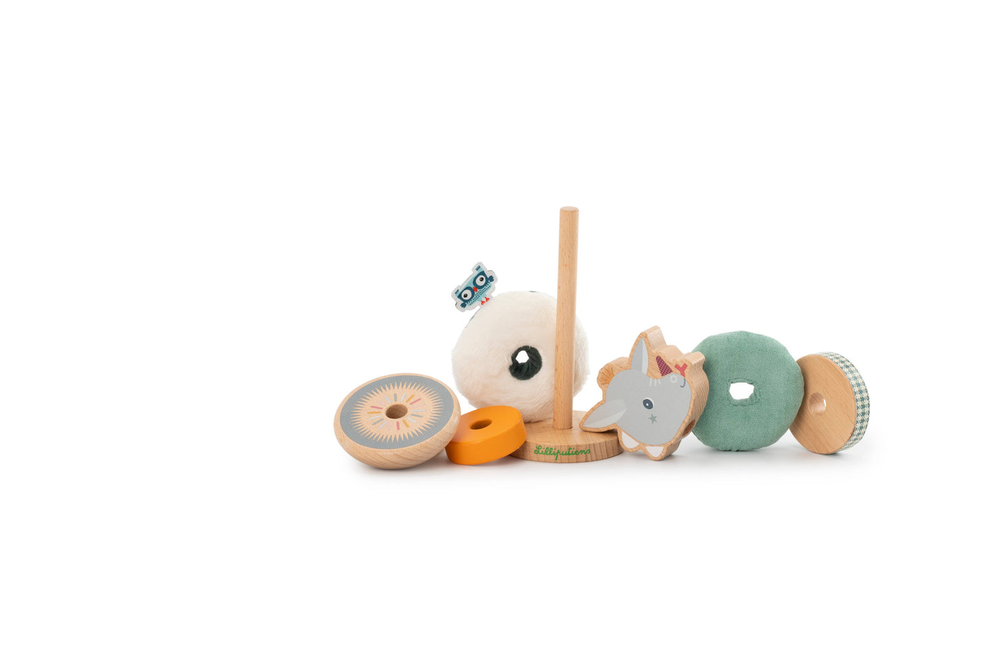 Joe the Dragon | Sensory Stacking Tower | 7 Pieces