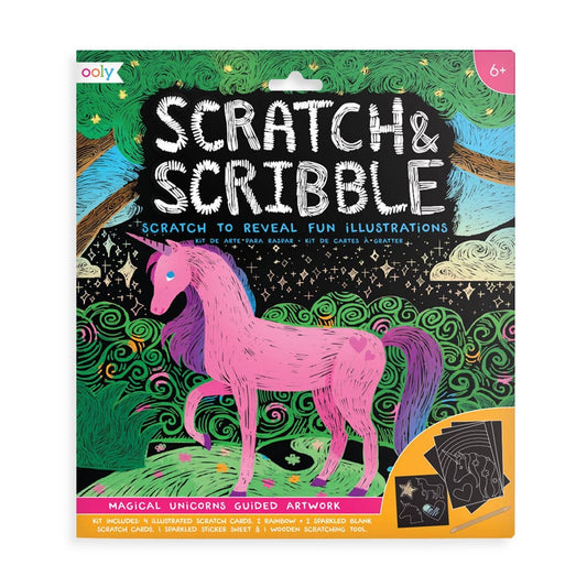 Scratch & Scribble: Magical Unicorns (10 PC Set)