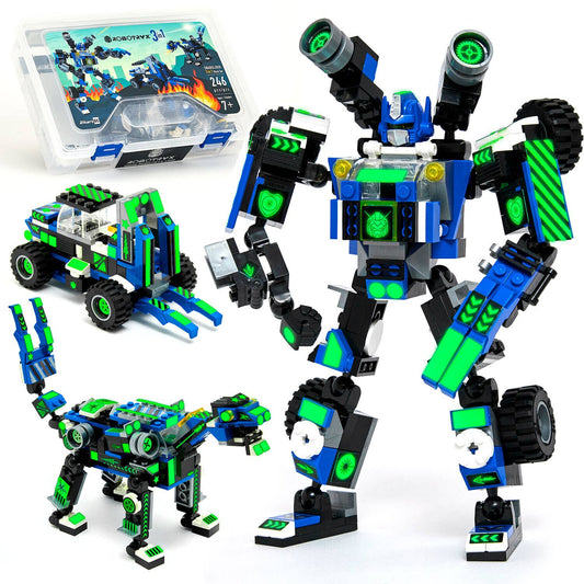 Robot 3-in-1 Building Toy Set (246 Pc) SnabGlider