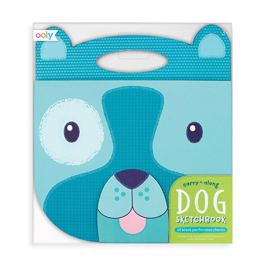 Carry Along Dog Sketchbook 9" x 7" - 60 Sheets