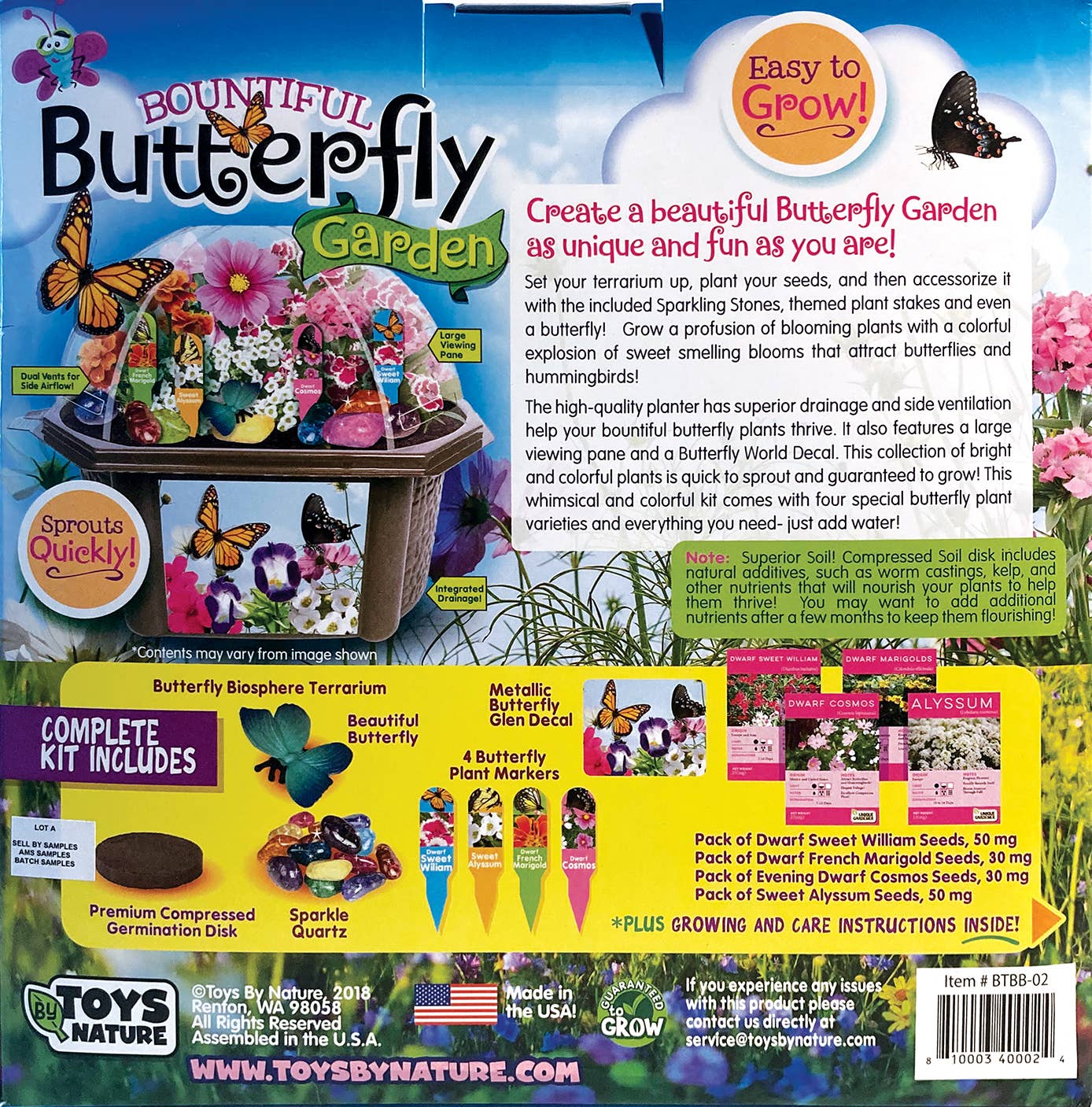 Bountiful Butterfly Garden Biosphere