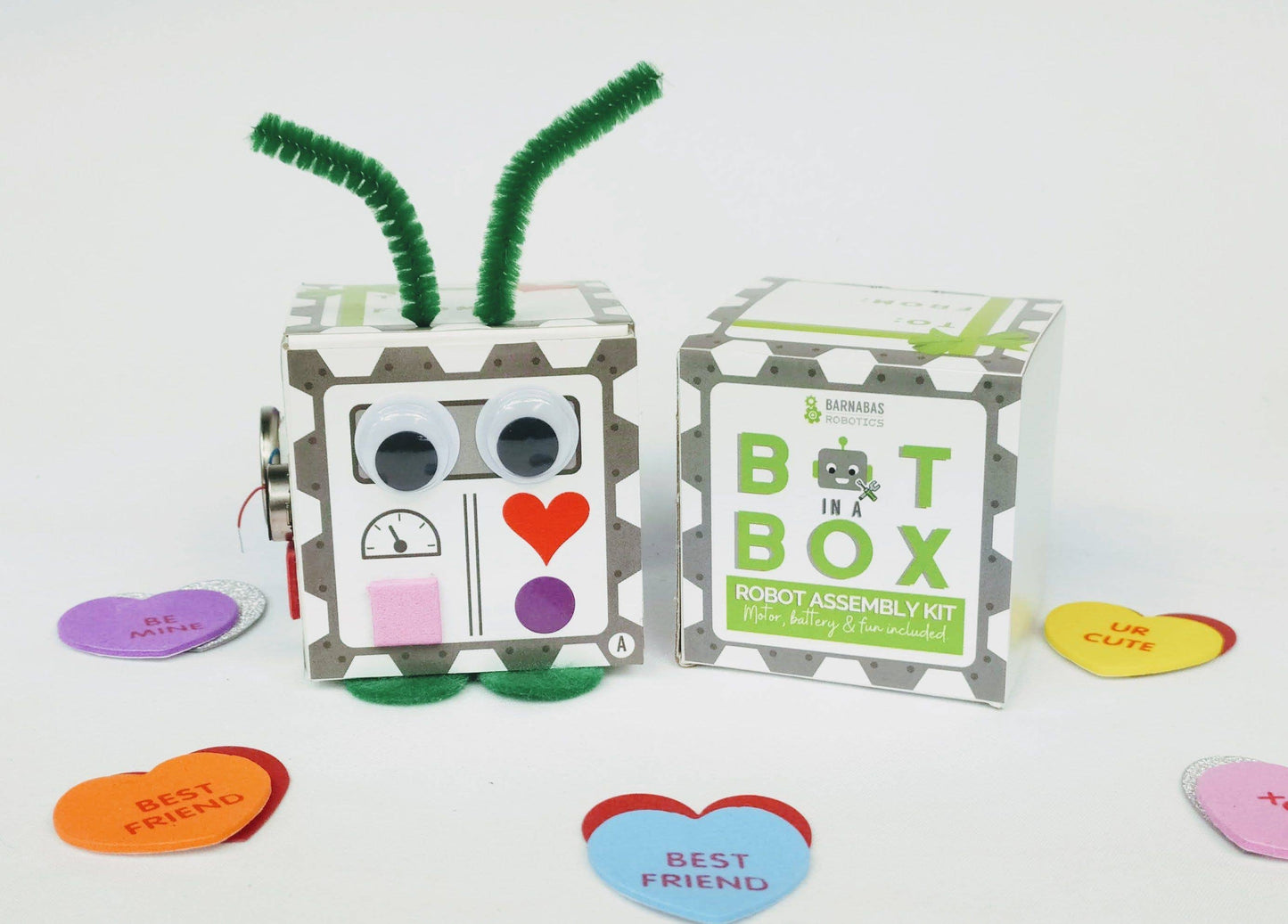 Bot In A Box Craft Robot | Stocking Stuffer | Party Favor: 4-Pack / Classic Edition