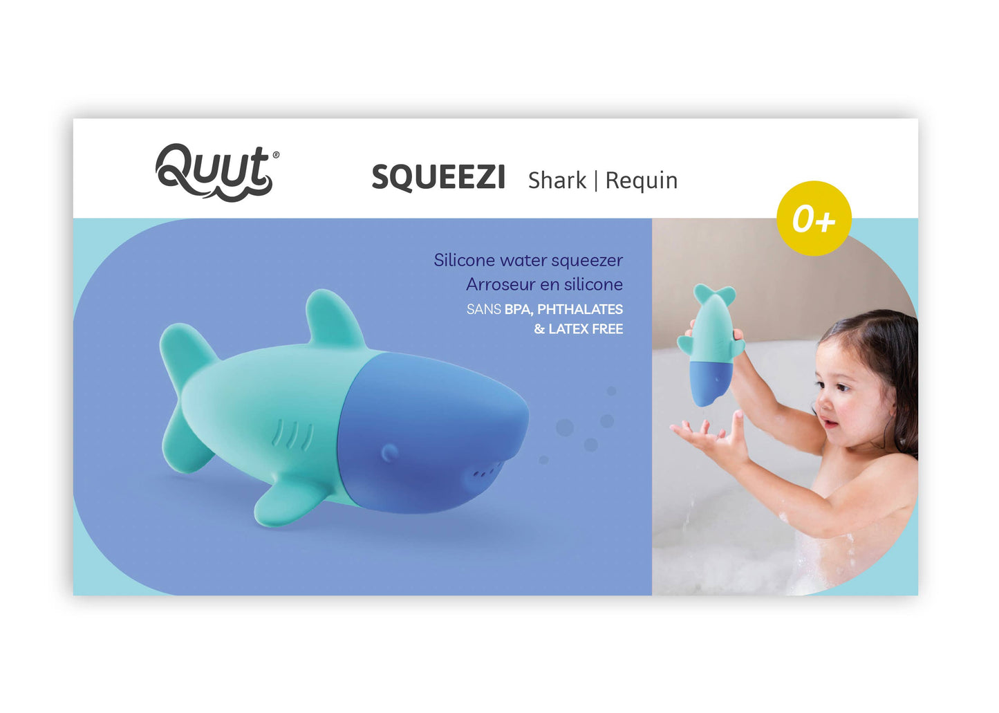 Quut Squeezi - Squish, squash bath time fun made easy!: Hippo