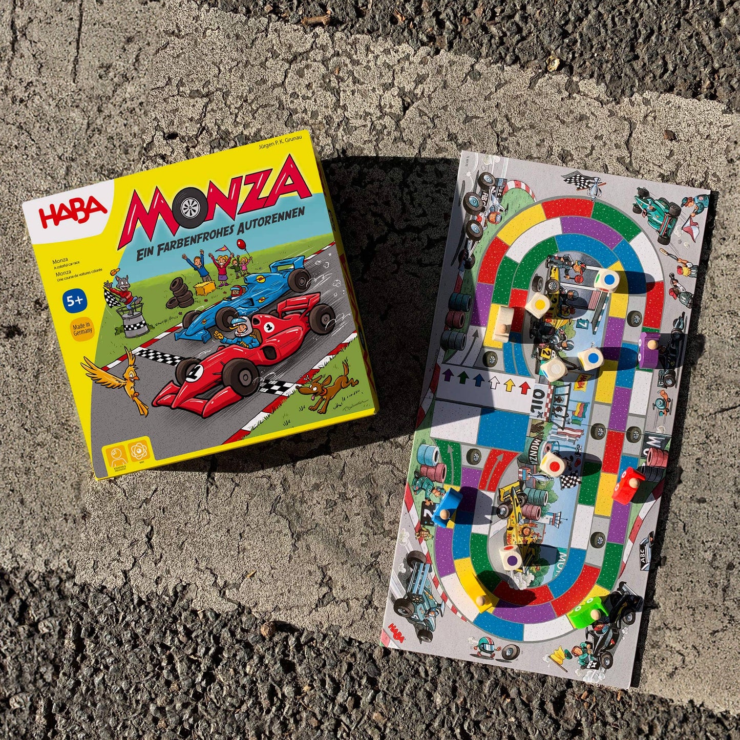 Monza - Colorful Car Racing Board Game