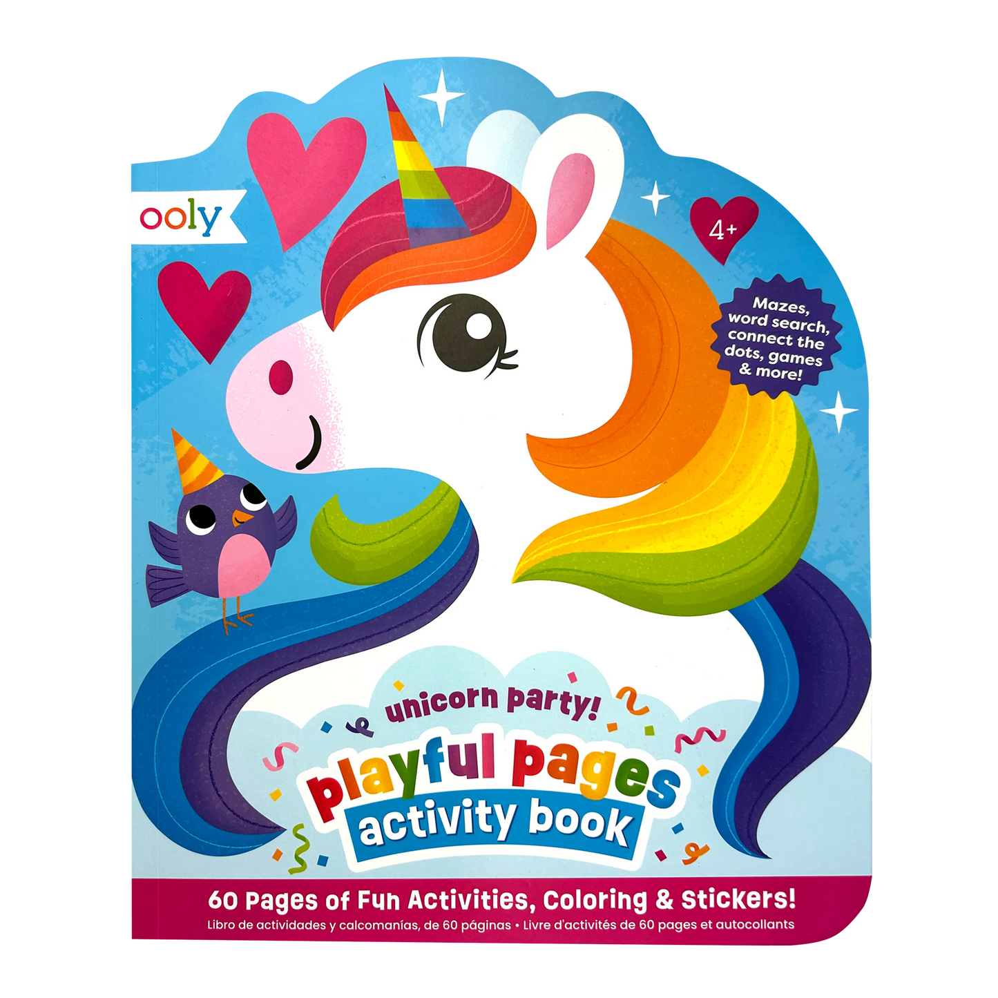 Playful Pages Activity Book - Unicorn Party - 60 Pages