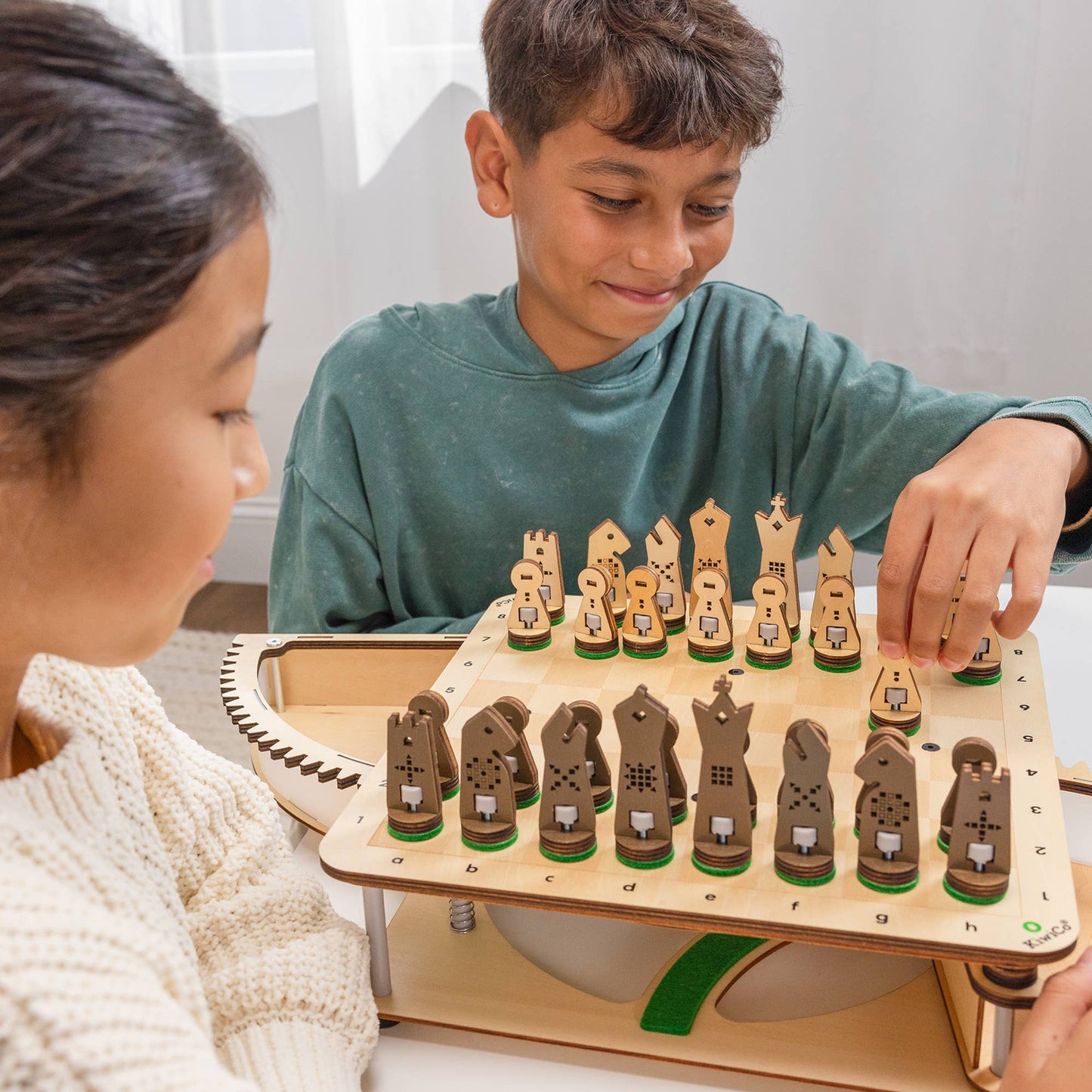 Build & Play Chess Set Stem Kit for Kids
