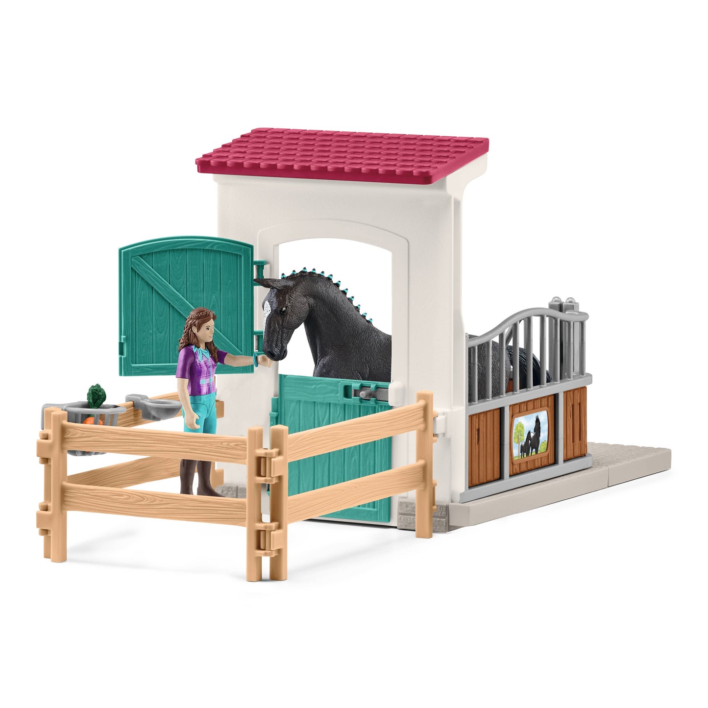 Lisa & Storm Playset with Horse and Rider