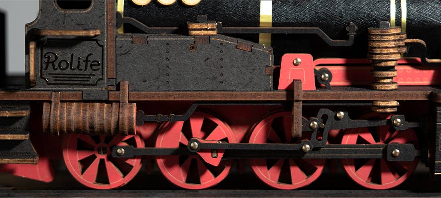 DIY Wooden Puzzle: Steam Journey