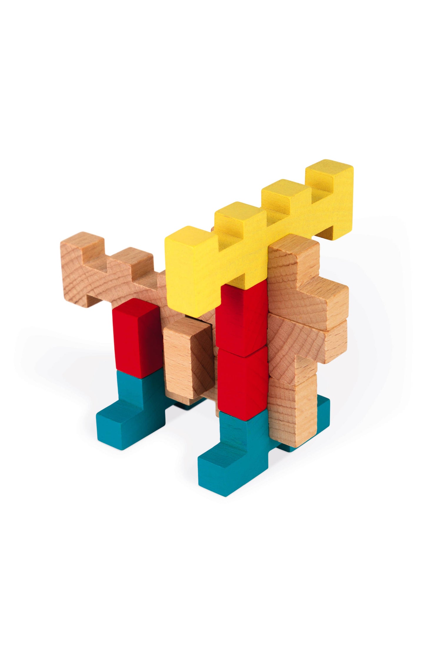100 piece Construction Set | Wooden Building Kit | Ages 6+