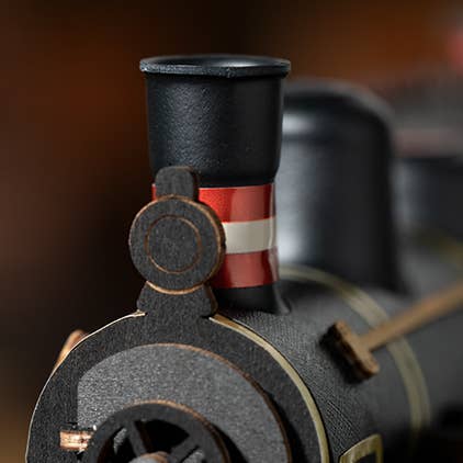 DIY Wooden Puzzle: Steam Journey