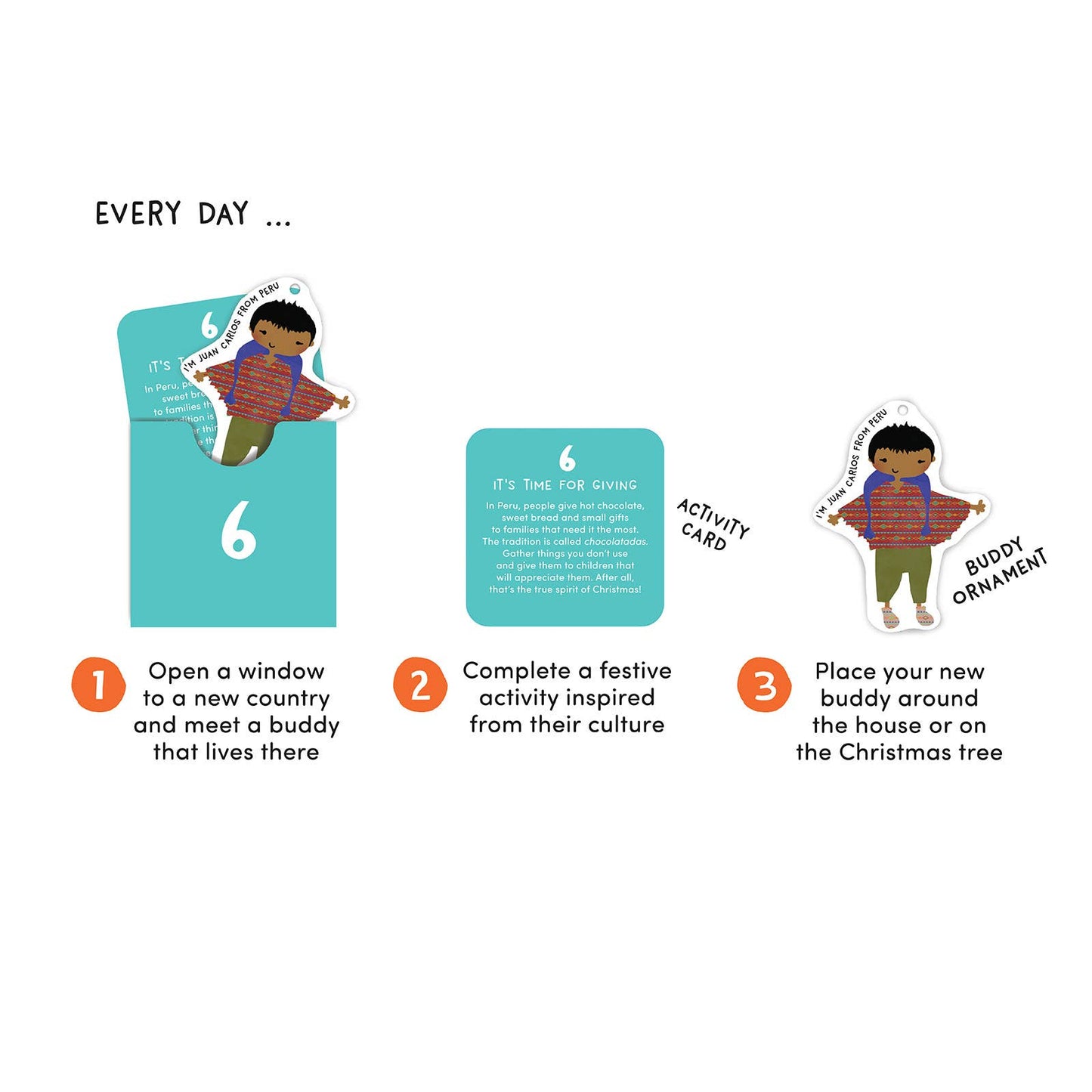 Around the World Advent Calendar for Kids Christmas 2026