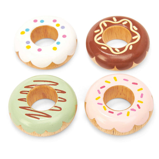 Wooden Donut Play Food Set