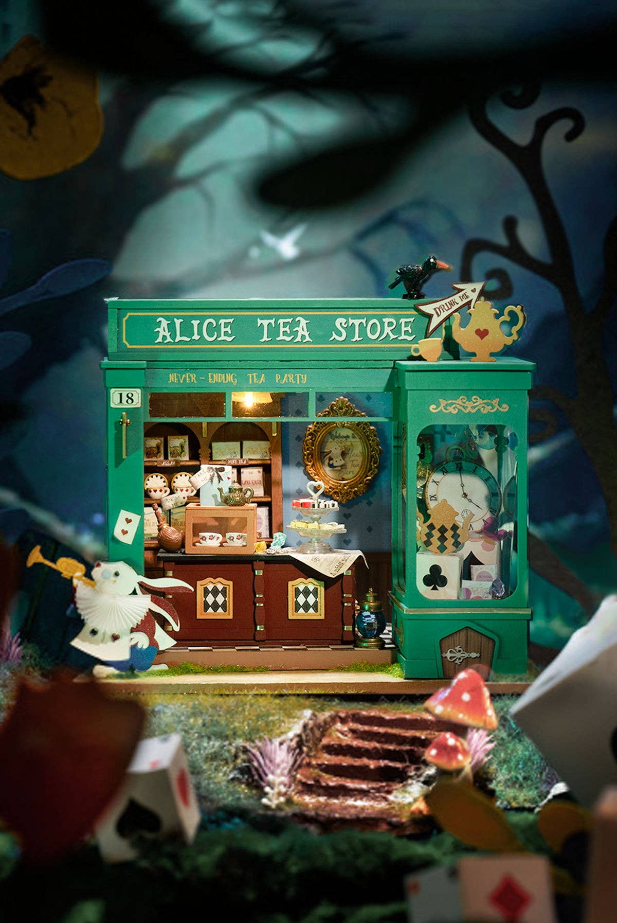 Alice's Tea Store DIY Miniature House