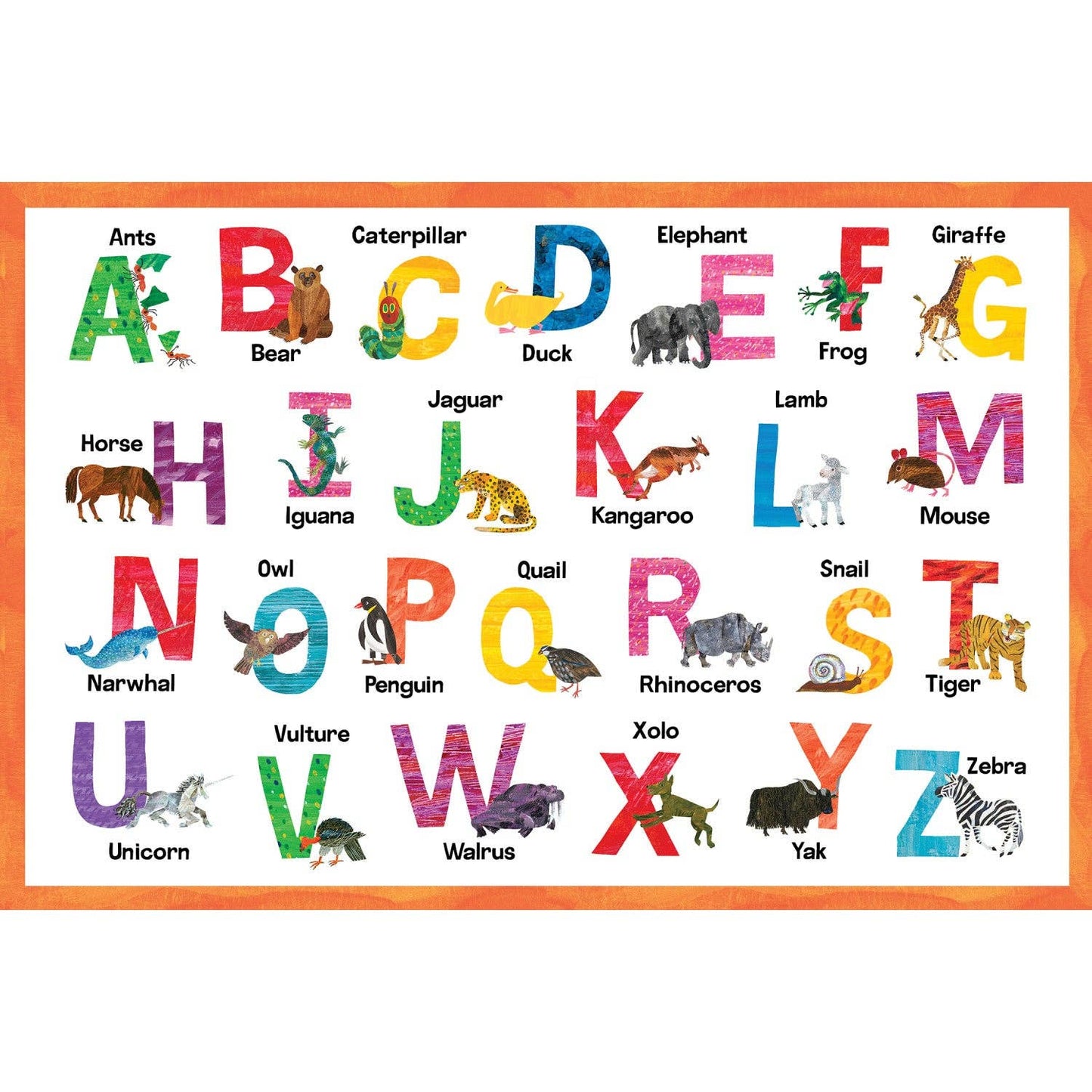 World of Eric Carle - Alphabet 48 Piece Floor Puzzle