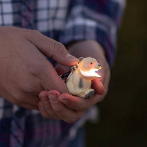 WildLight Animal Carabiner Flashlight - Polar Bear