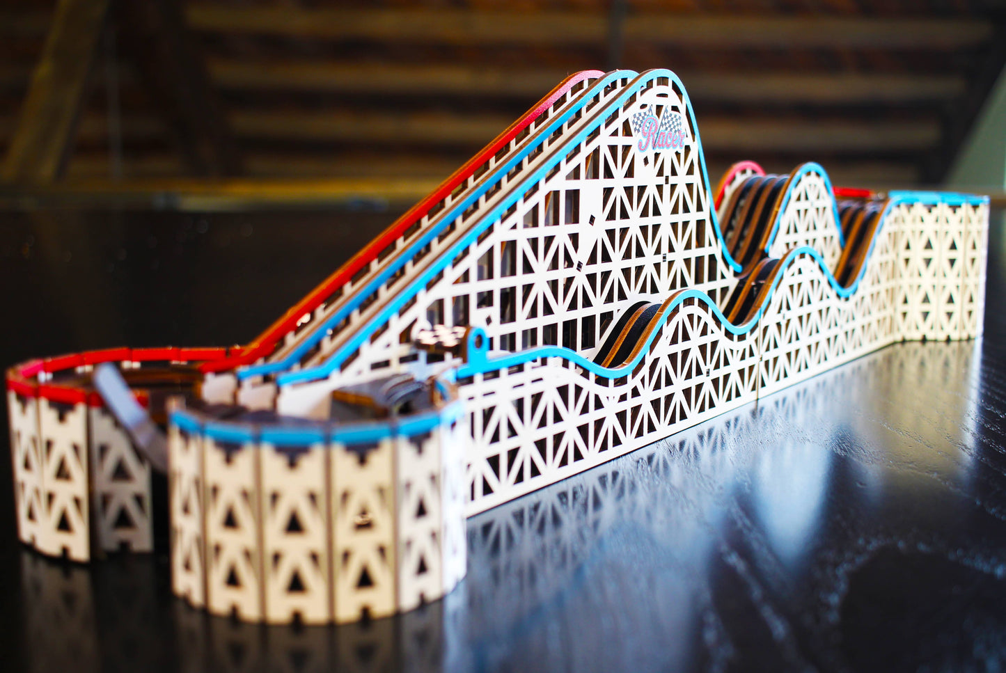 Racer Snap-Together Marble Roller Coaster