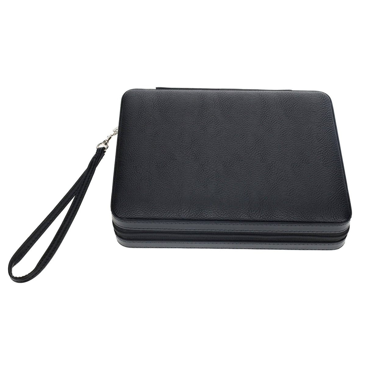WE Games Black Travel Magnetic Leatherette Backgammon Set: Navy Blue