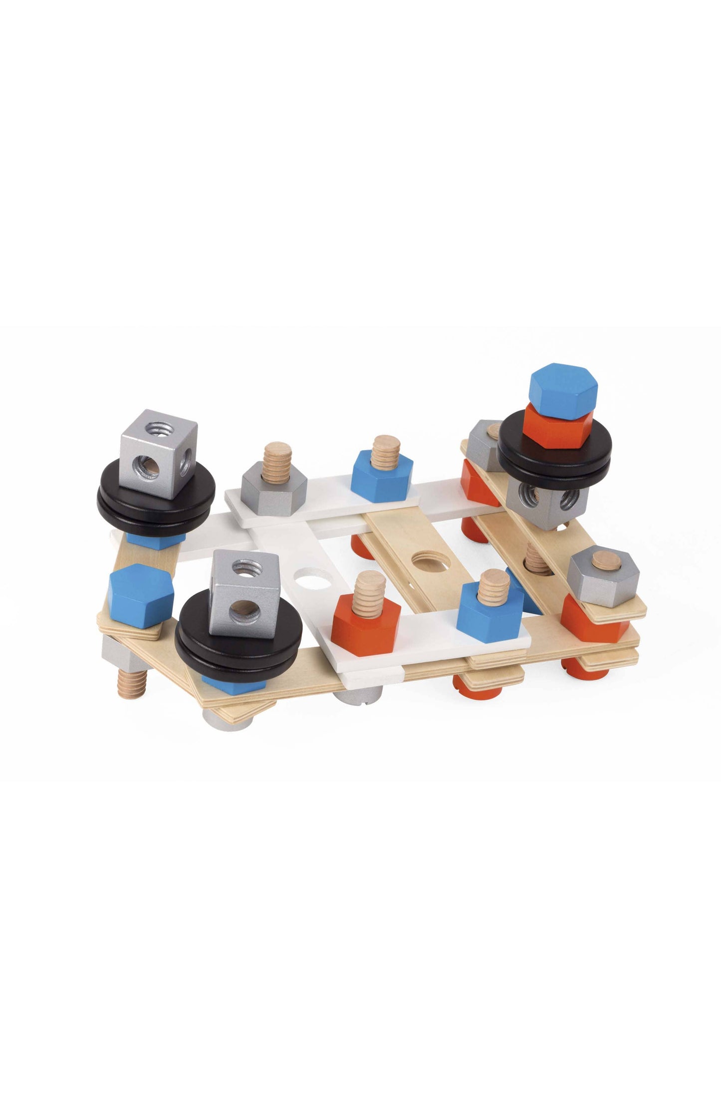 Brico'kids | DIY Barrel | 50 Pieces | Construction wood toy