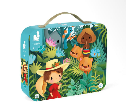 100 Pc Suitcase Rousseau-Inspired Puzzle