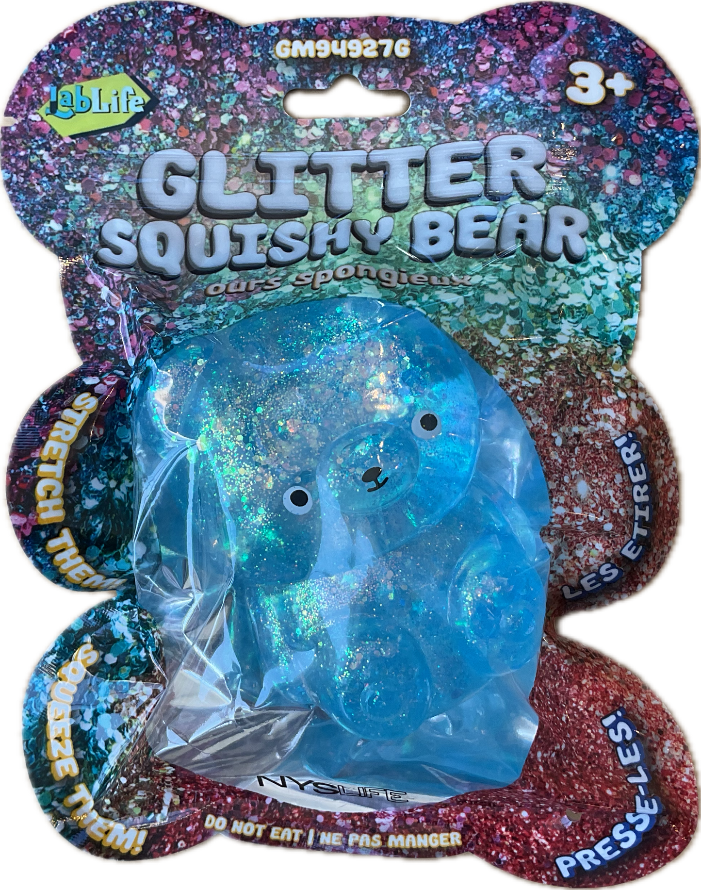 Glitter Squish Bear Sensory Toys
