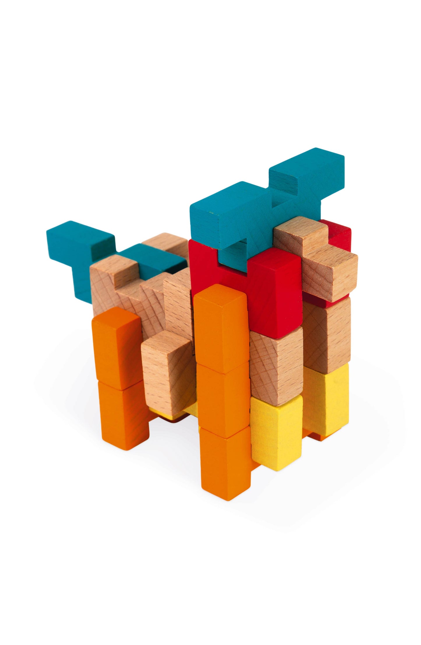 100 piece Construction Set | Wooden Building Kit | Ages 6+