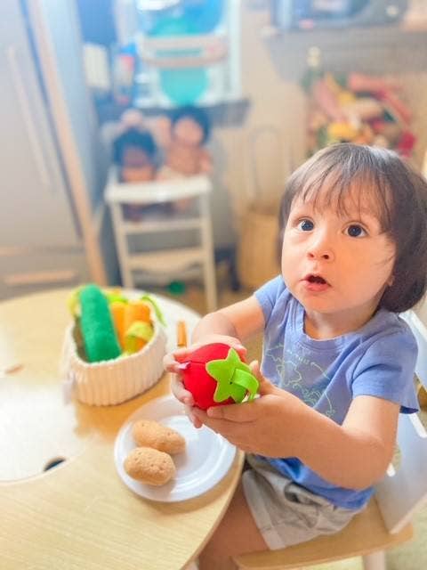 Vegetable Basket Soft Play Food